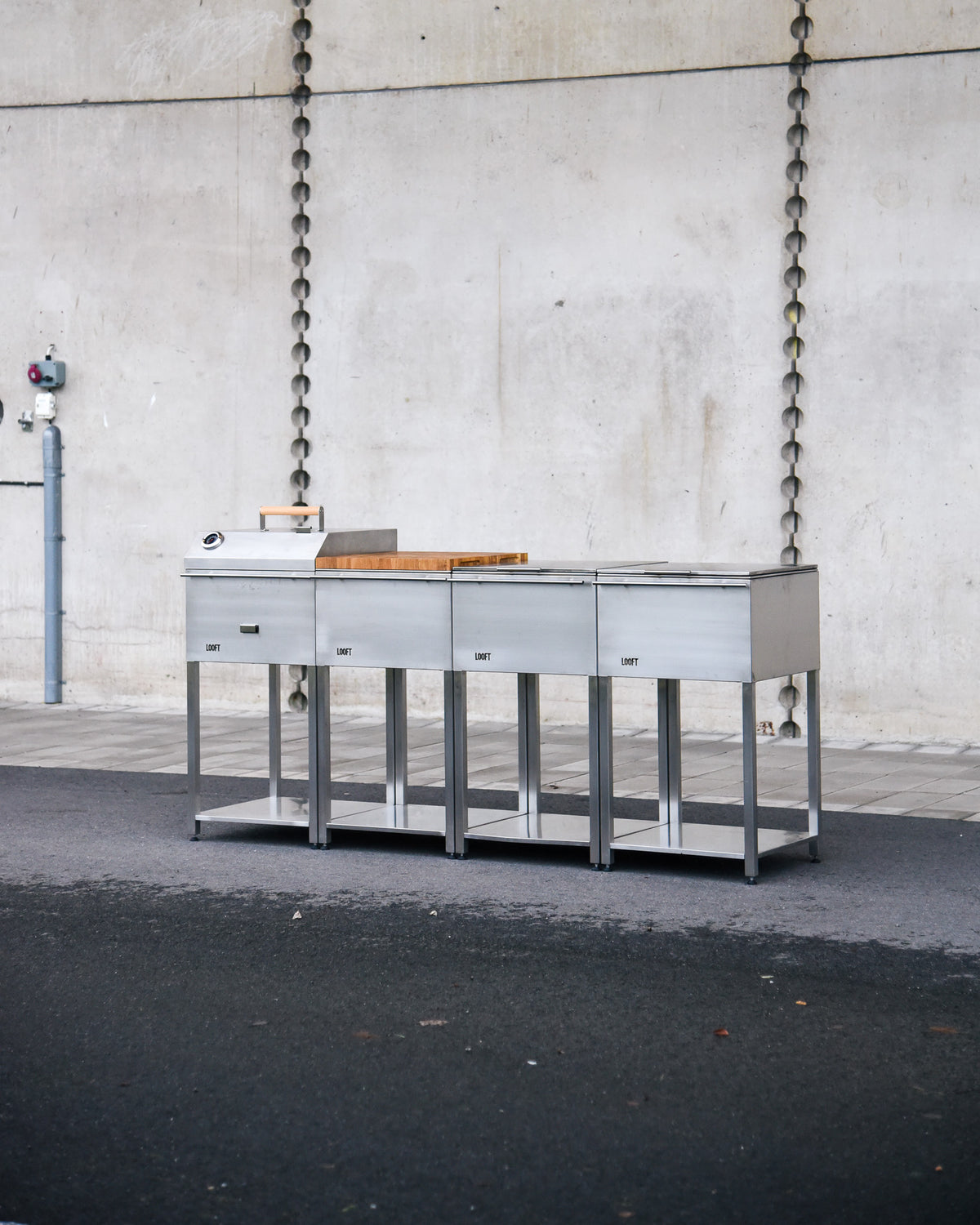 Long Outdoor Sink Station