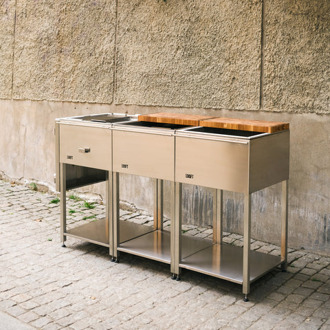 Outdoor Grill Station