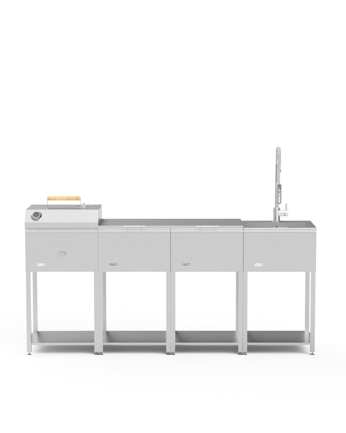 Long Outdoor Sink Station